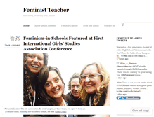 Tablet Screenshot of feministteacher.com